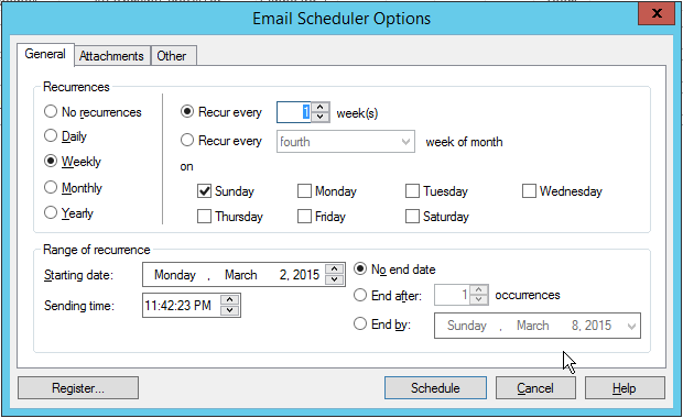 outlook for mac 2015 scheduling emails
